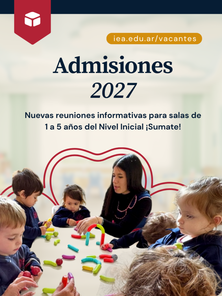 Admisiones 2027 para el nivel Inicial, salas de 1 a 5 años