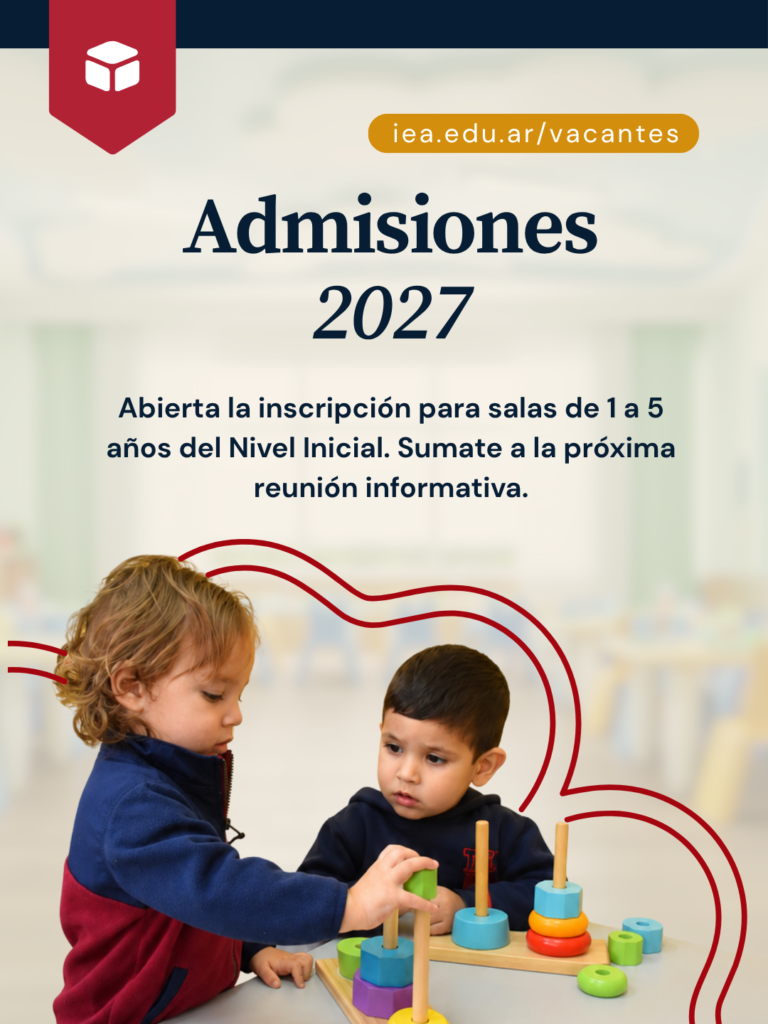 Admisiones 2027. Proximas reuniones para familias de salas de 1 a 5 años